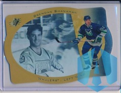 BRENDAN SHANAHAN 1996-97 UPPER DECK SPX HOLOGRAM GOLD DIE CUT #19